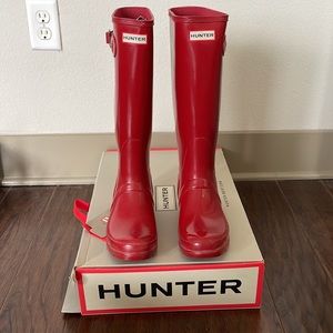 Red Hunter Rain Boots